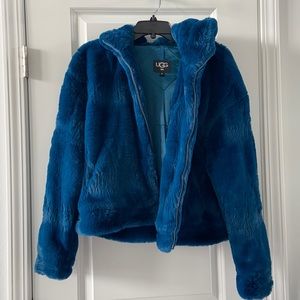 NWT UGG Mandy Faux Fur Hoodie